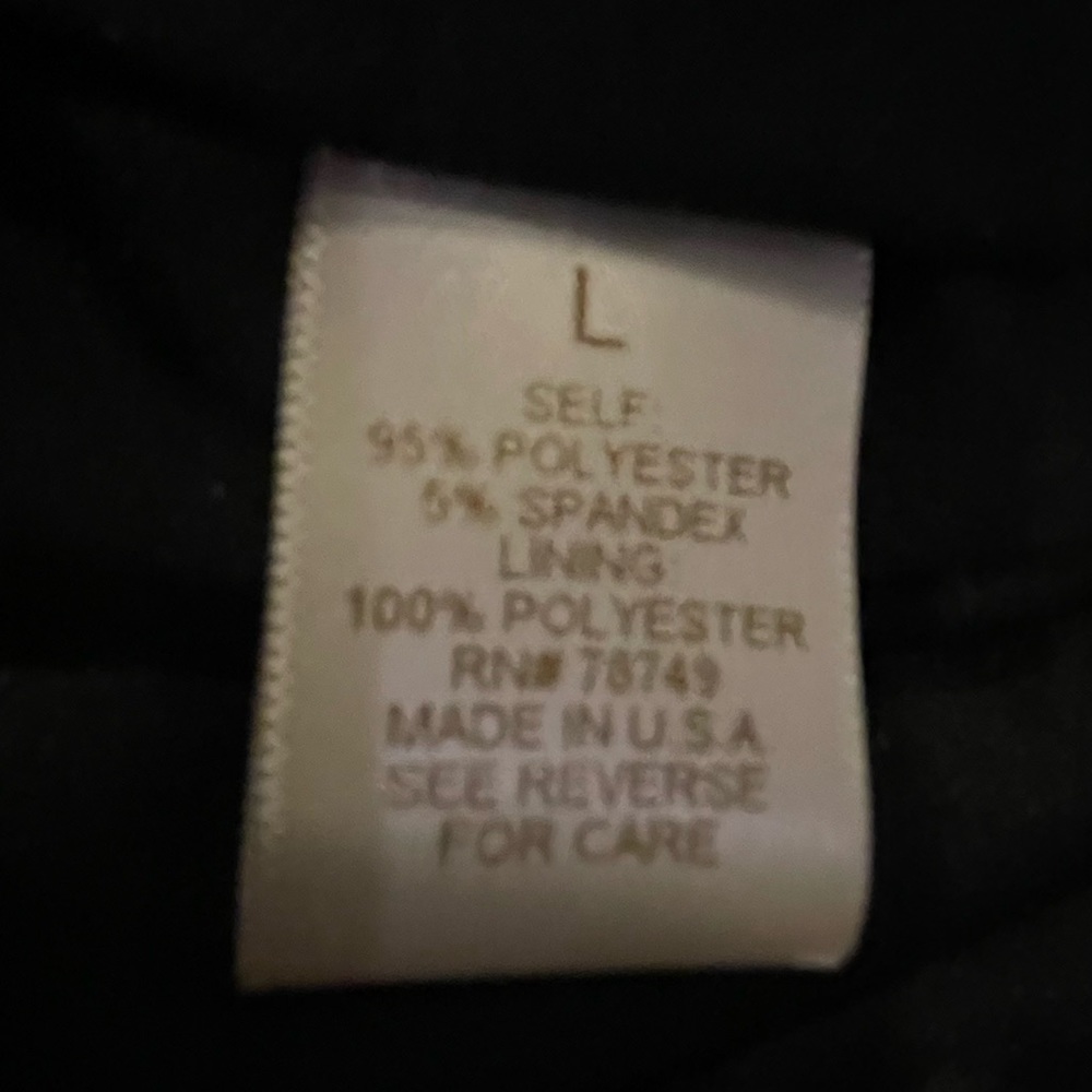 Arden B Dress Large Black/Silver - Picture 6 of 7